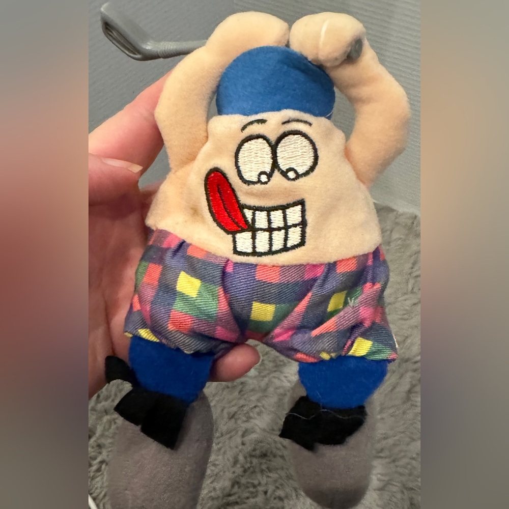 Vtg Golfer's Silly Slammers McDivot #34 Plush Talking Bean Bag Collectable Toy